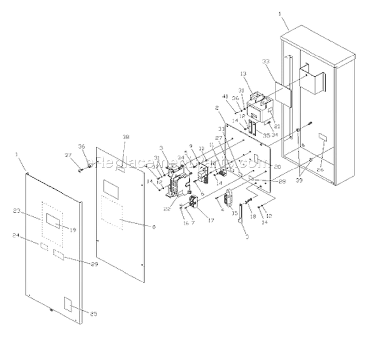 Page B Diagram and Parts List for 1929-0  Briggs and Stratton Generator